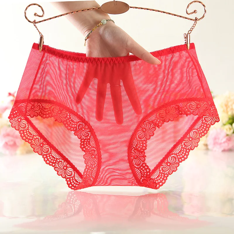 

Женские прозрачные трусики большого размера, сексуальные кружевные прозрачные трусики, женское дышащее Сетчатое нижнее белье из вискозы, трусы