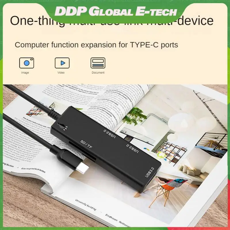 

Anti Slip And Durable High Speed Reading Hub Simple And Fashionable Elements Card Reader Attractive And Durable Five In One