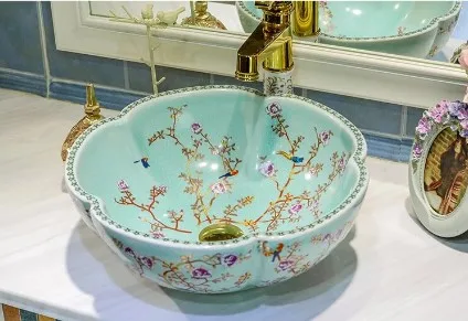 Керамическая раковина Jingdezhen | Строительство и ремонт