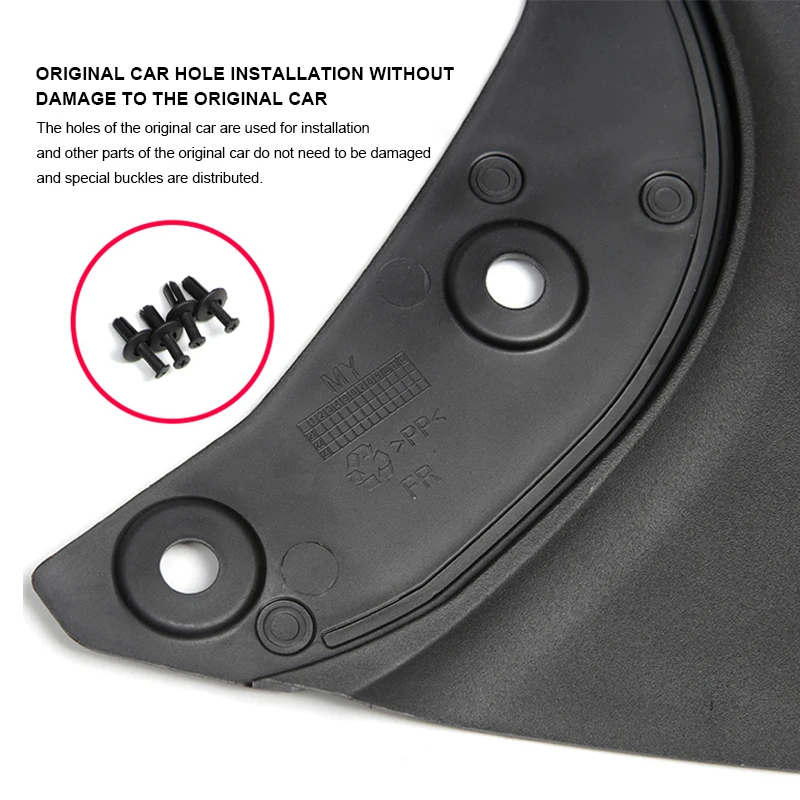 Брызговики из ПП брызговики для Tesla Model Y 2022 оригинальные аксессуары модификации