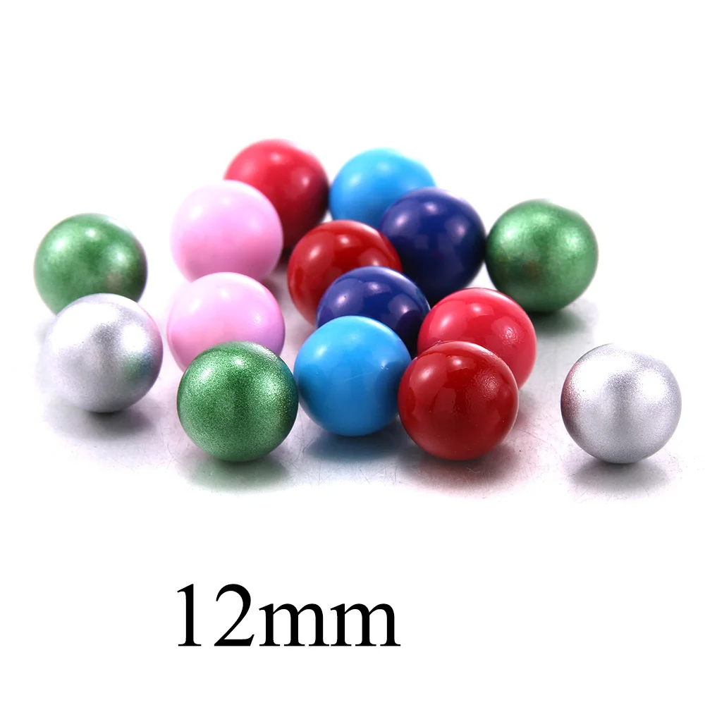 New 5 PCS/Lot 12mm Bell Ball Fit For Locket Cage Musical Sound Colorful Harmony Bell Ball Pregnant Gift Sound Balls Jewelry