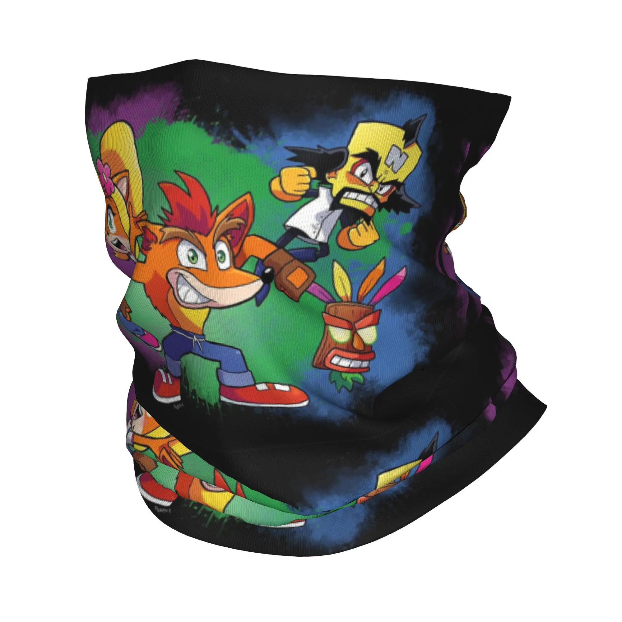 Бандана с героями мультфильмов на заказ зимняя теплая повязка шею мужской