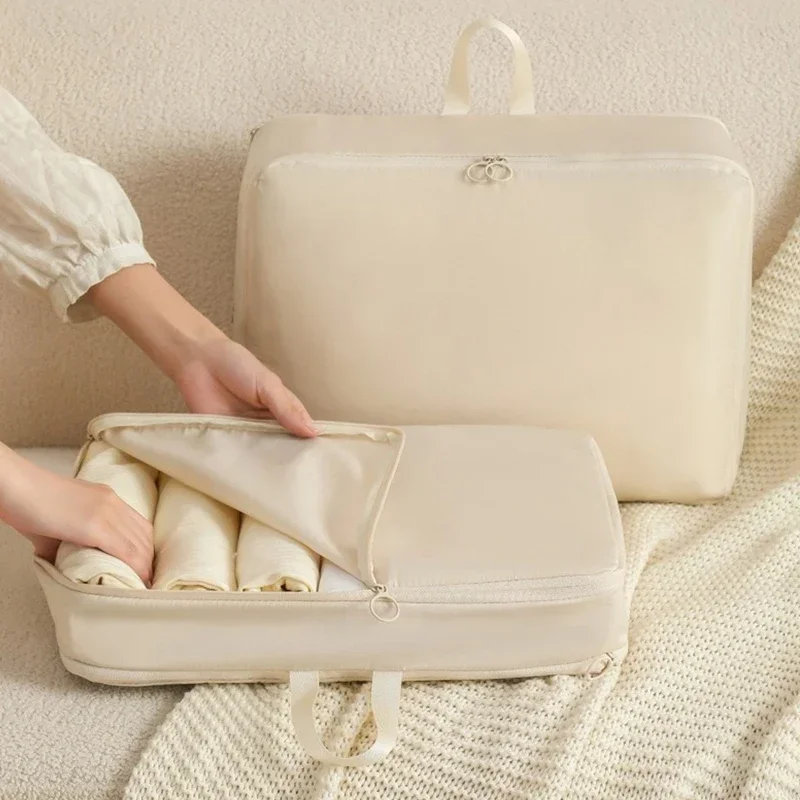 Большая компрессионная сумка органайзер для одеял одежды шкафа мешочек хранения