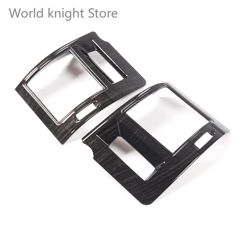 

Black Wood Grain ABS Side Air Conditioning Vent Frame Trim for Toyota Land Cruiser Prado FJ150 150 2010-2019 Models Accessories