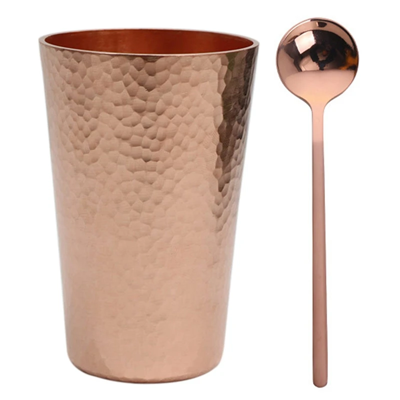 

Copper Powder Cup Wenxiang Cup Grinder Coffee Powder Manual Hand Powder Cup 250Ml With 1 Pcs/Set Coffee Scoop