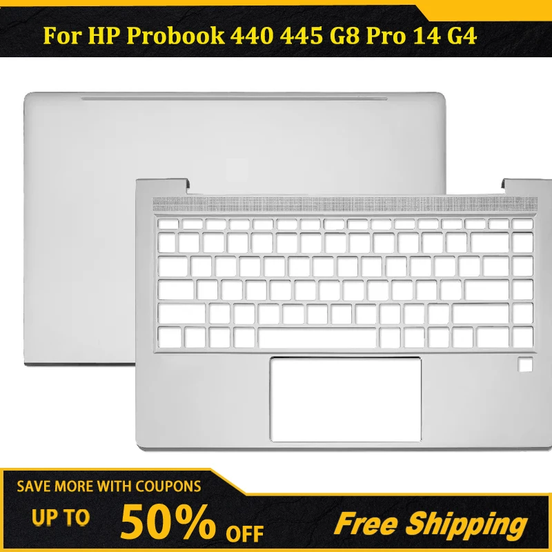 

New Original For HP Probook 440 445 G8 Pro 14 G4 LCD Back Cover Front Bezel Palmrest Upper Top Lower Bottom Cover Housing Case