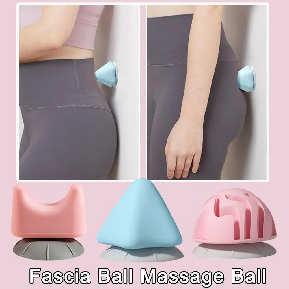 

Silicone Muscle Massager Suction Cup Fascia Ball Psoas Scapula Release Muscle Back Thoracic Spine Foot Apparatu Yoga Massag M0N7