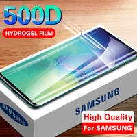 500d screen protector hydrogel film for samsung s22 s9 s8 plus note 8 9 s10e protective film for s6 s7 edge s10 film not glass