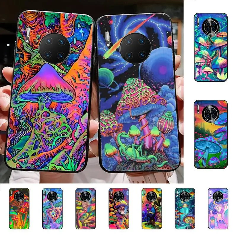 

Trippy Mushroom Phone Case for Huawei Mate 20 10 9 40 30 lite pro X Nova 2 3i 7se