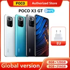 Глобальная версия POCO X3 GT 5G 8 Гб 128 ГБ256 ГБ NFC Dimensity 1100 67 Вт Turbo зарядка 120 Гц частота обновления 64 мп камера Сотовый телефон