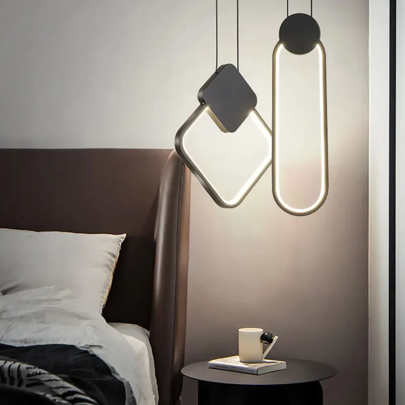 Скандинавский мягкий роскошный светодиодный подвесной светильник для