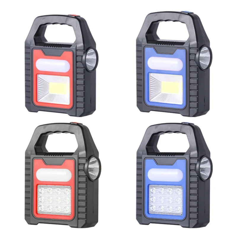 

USB Recharge&Solar Energy Portable Lantern Outdoor Waterproof Working Light Emergency Camping Flashlight