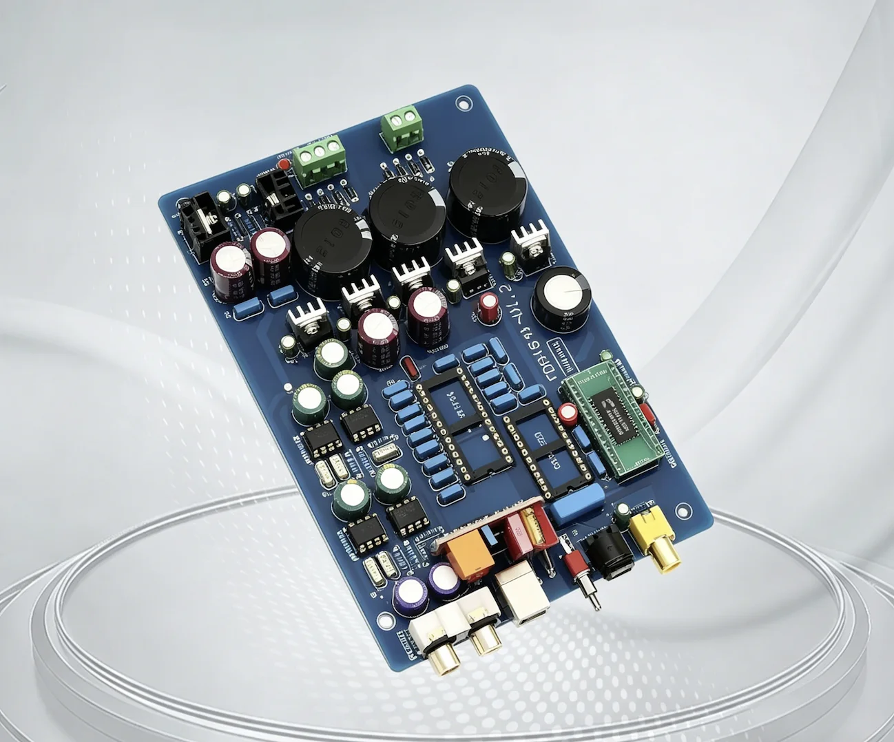 Фото Плата аудиодекодера TDA1541 |   Оптические/коаксиальные/USB-входы, модуль USB CS8412 + NE5534 + PCM2704 №4