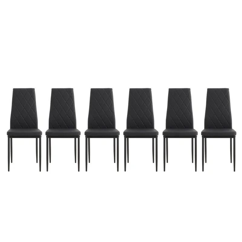 

Black Designer Dining Chairs Modern Nordic High Back Minimal Luxury Dining Chair Comfortable Relax Krzesła Do Jadalni Decorative