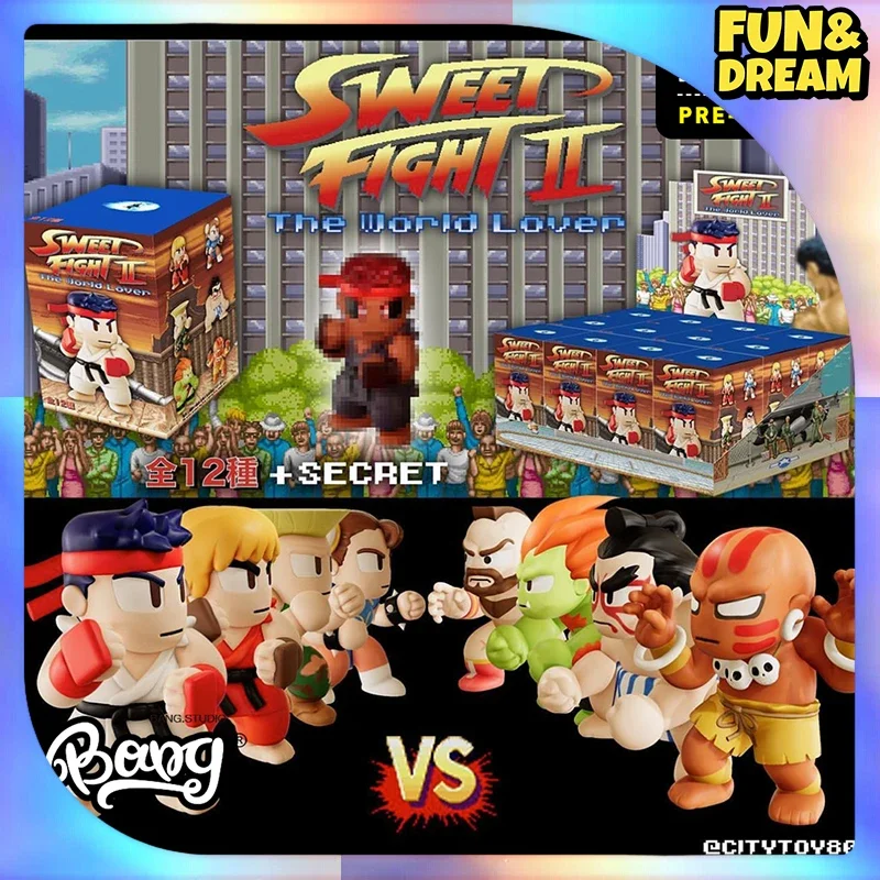 Городская игрушка 80 уличный истребитель аниме-фигурка глухая коробка Ryu Chun Li