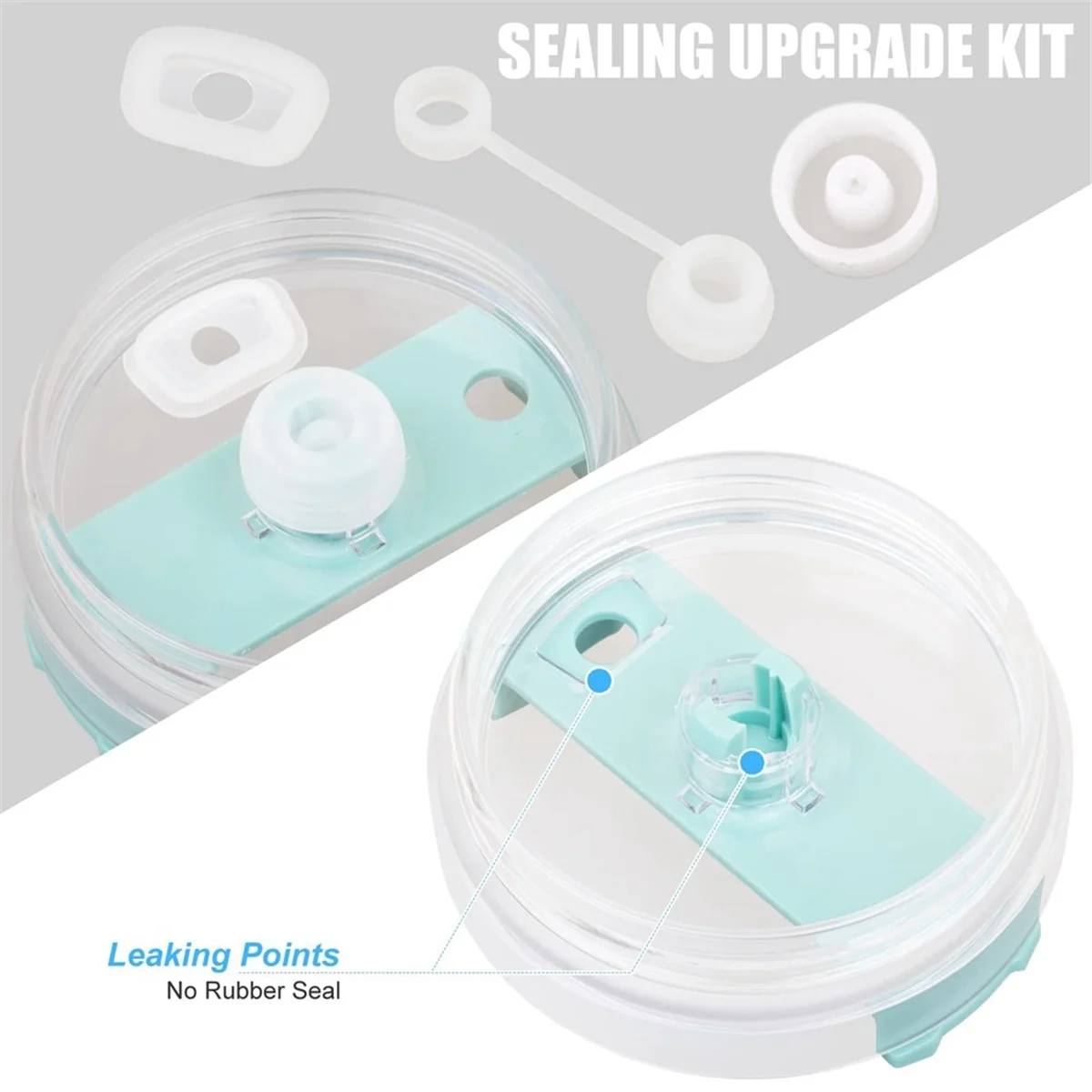 6 шт. силиконовая пробка с защитой от разливов для чашки 1 0 40/30/20 унций комплект