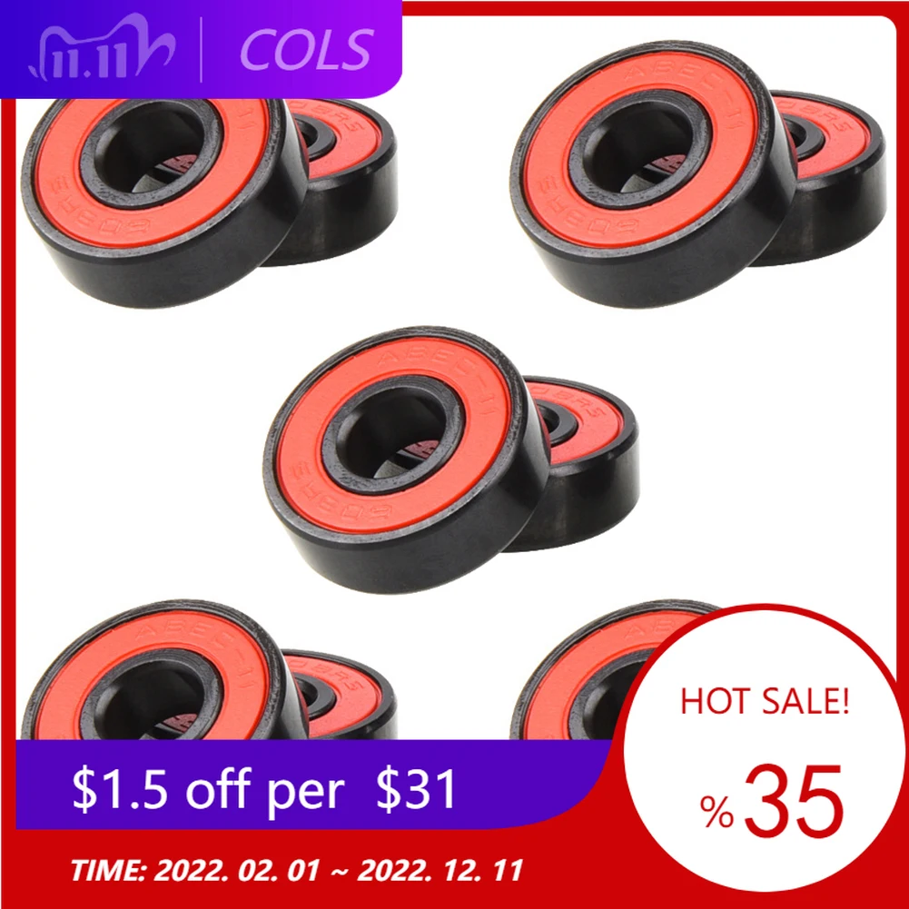 

10 шт., подшипники 608-2RS 8x22x7 мм