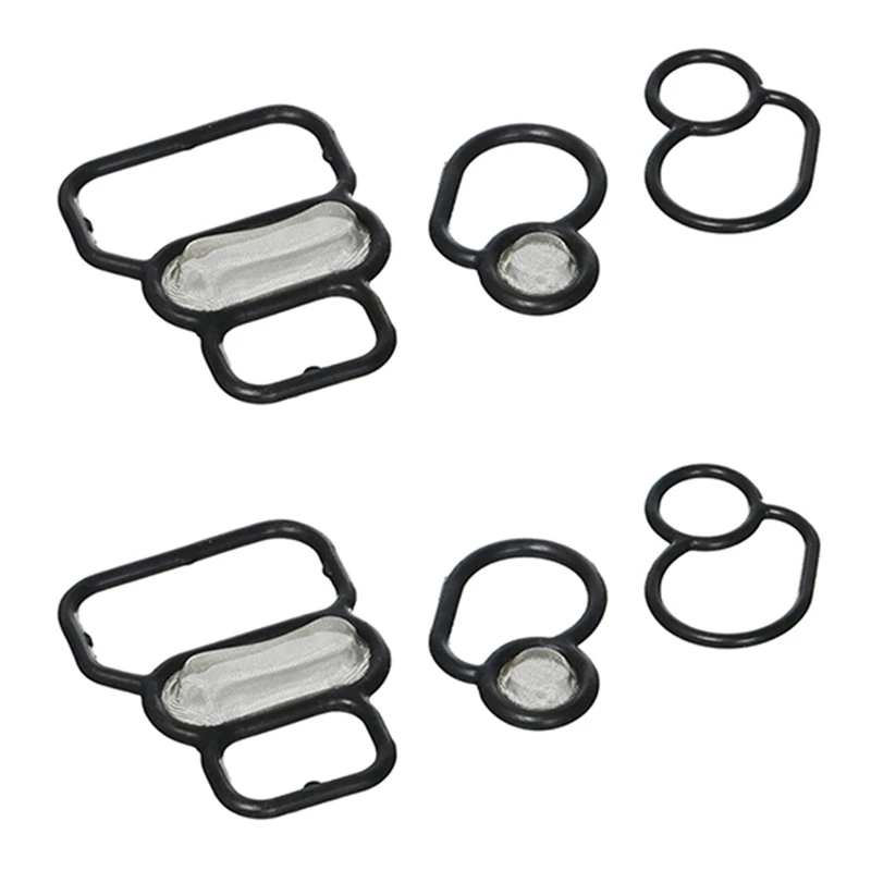 

6X прокладка электромагнитного клапана VTEC Kit 15825-P2M-005 36172-P08-015 для HONDA 1996-2005 CIVIC D16 D17