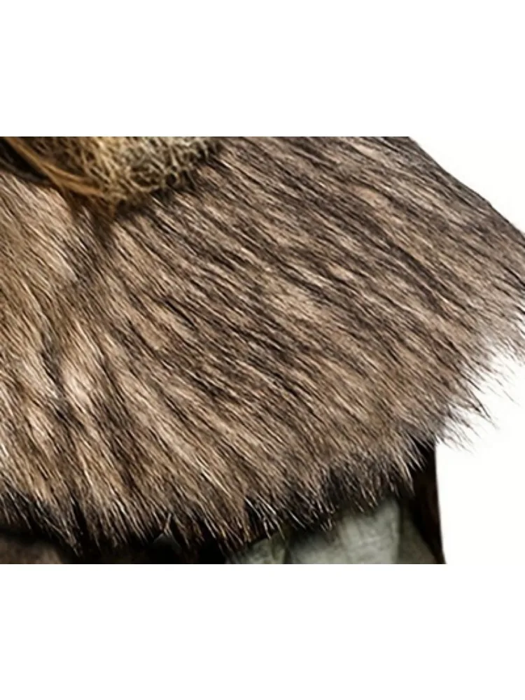 Pesenar Воротник Из Искусственного Меха В Стиле Викингов Мужские Наплечники