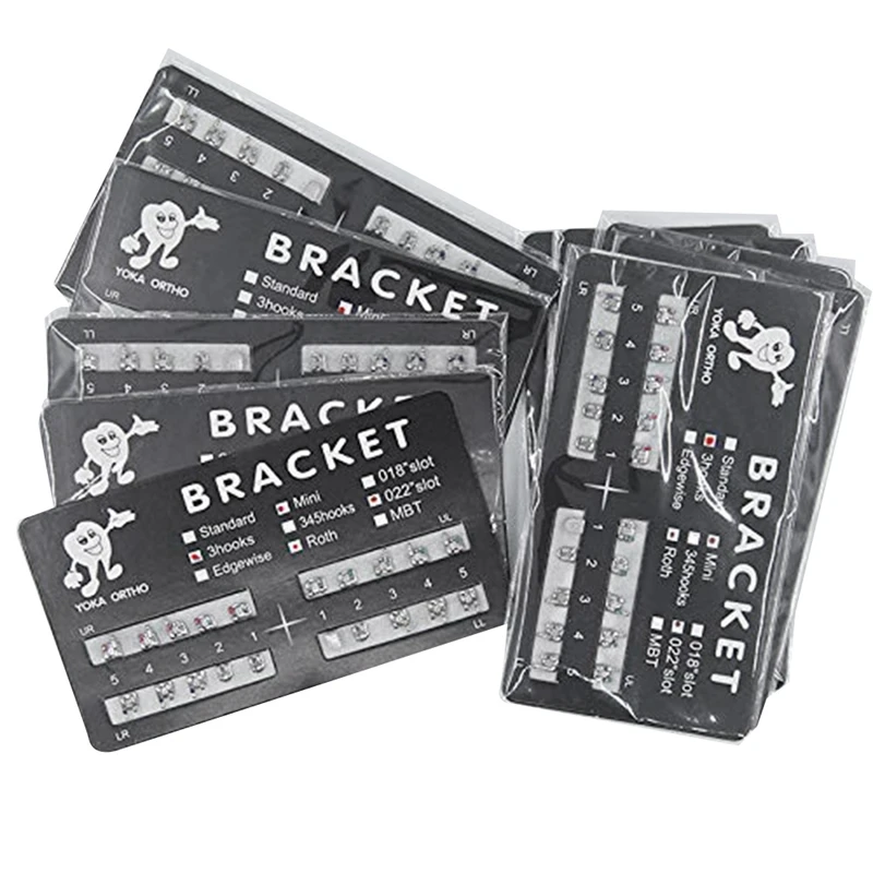 

Fake Braces Braces Wax Braces Kit 10 Sheets/Pack 200 Pcs Of Brackets MIM Roth Mini 0.022 With Hook 3