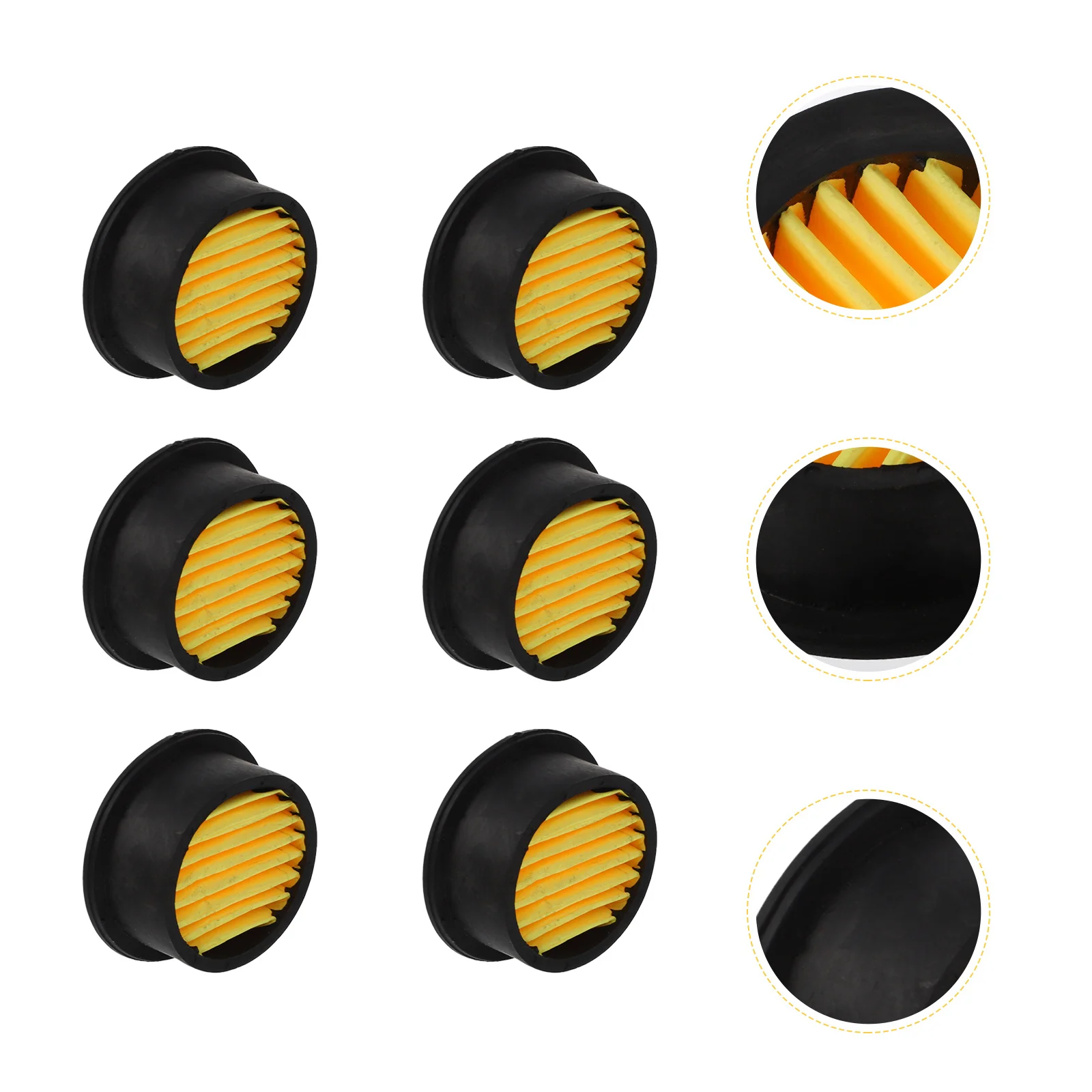 

Filter Air Compressor Silencer Muffler Intake Replacement Rubber Exhaust Sponge Inlet