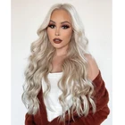 Парики женские светлые, с натуральными волнами, без клея