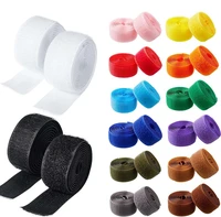 2meterspair colorful hook loop fastener tape non adhesive hook and loop tape cable ties diy handcraft sewing accessories