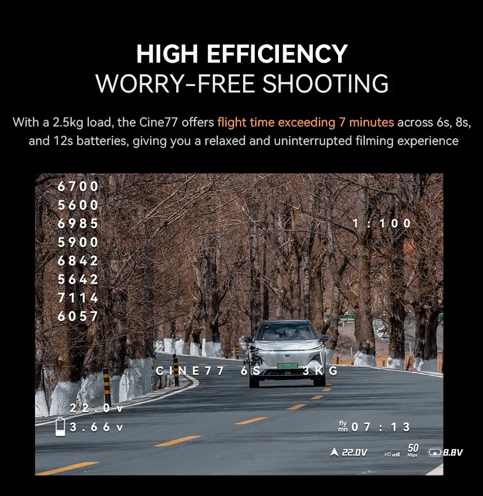 T-MOTOR CINE77 бесщеточный двигатель KV477 KV777 KV977 для CINE 77 FPV