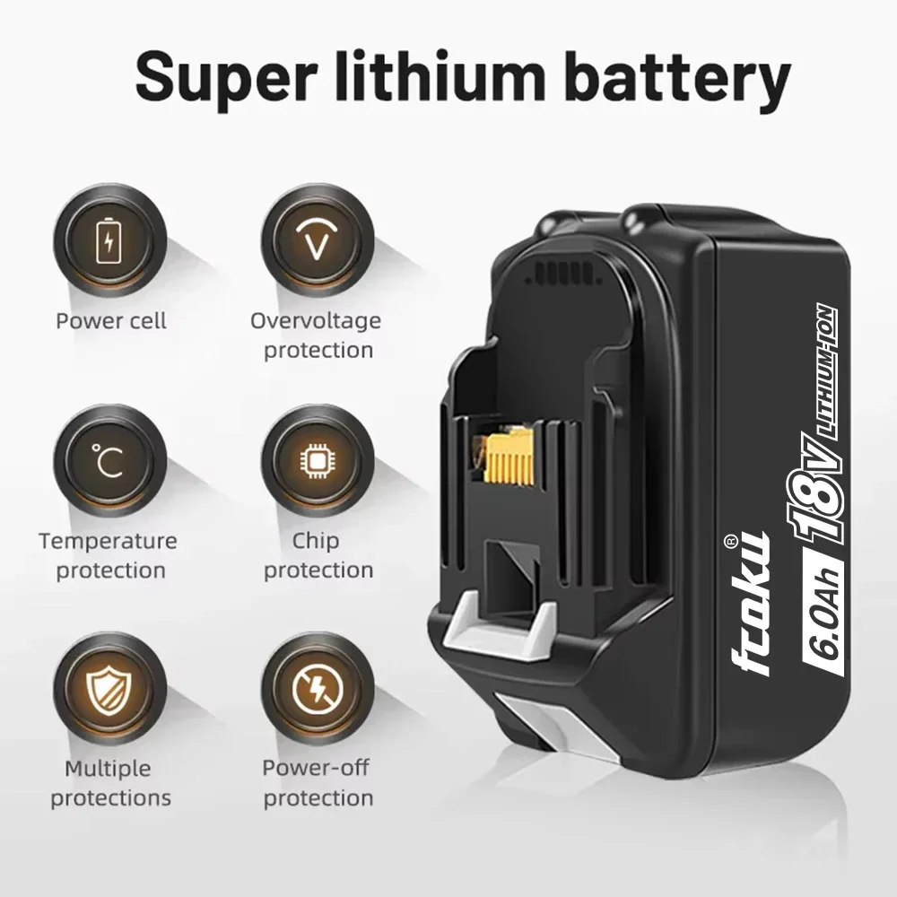 Оригинальная аккумуляторная батарея Makita 18 В 3/6/9/ч для инструмента BL1830 BL1830B BL1840