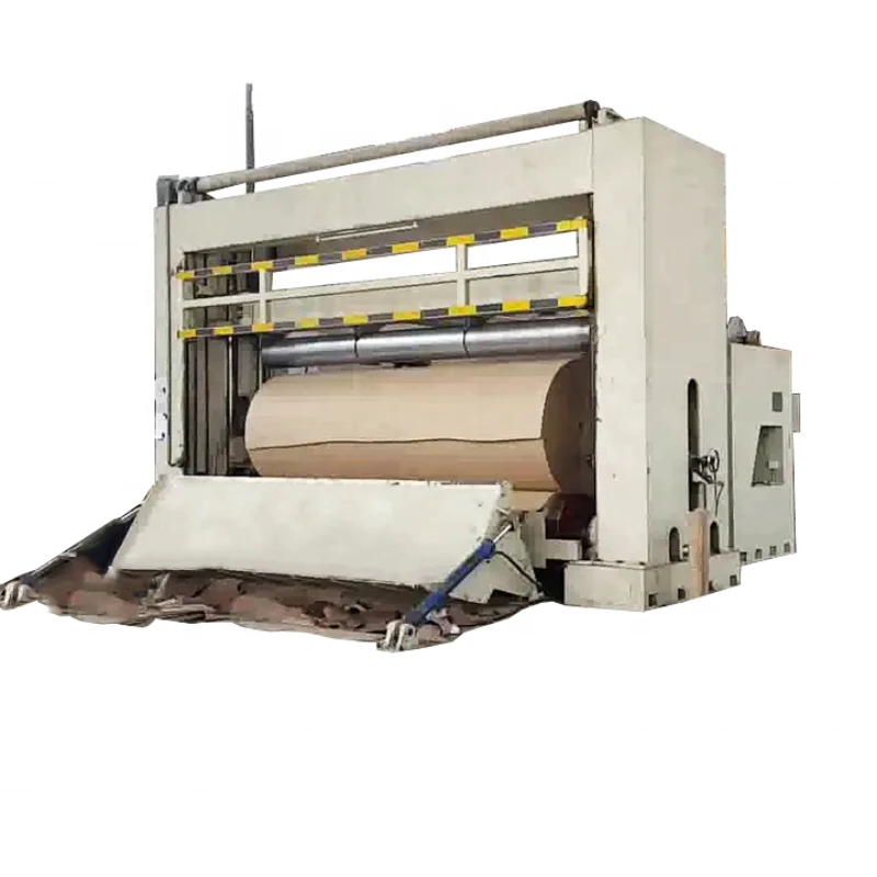 

Corrugated Cardboard Carton to Kraft Fluting Paper Roll Making Machine Price