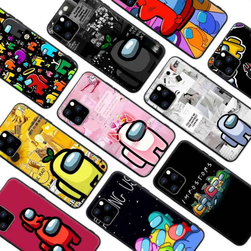 

Among Us Game Phone Case For IPhone 13 12 Mini 11 Pro Max Xs X Xr 8 7 6 6s Plus Se 2020 Silicone Funda Coque
