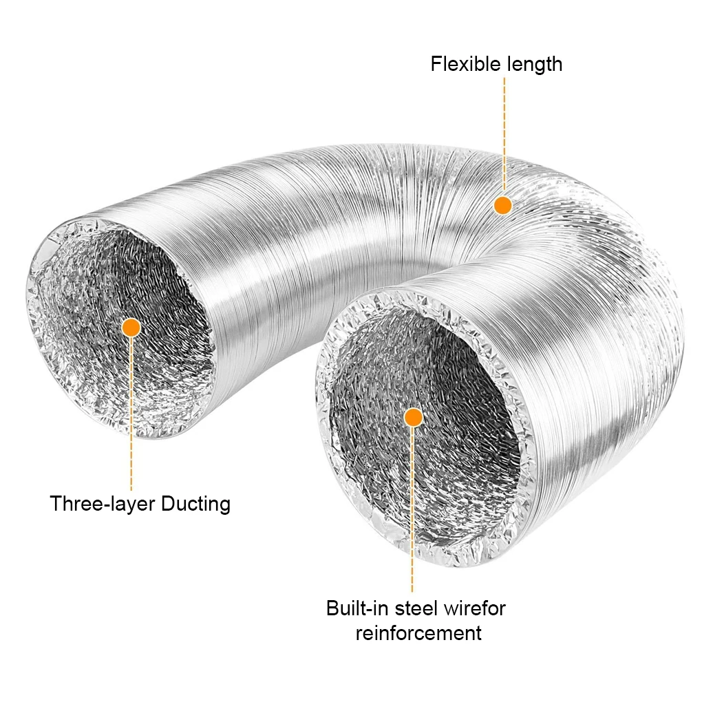 

Ventilator Pipe Retractable Ventilation Tube Exhaust Fan Air Conditioner Vent Insulate Ducting Hose Restaurant