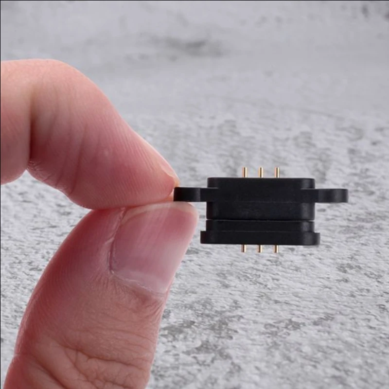 20 пар 3-контактный пружинный магнитный разъем Pogo 3-позиционный Магнитный штифт 2 3