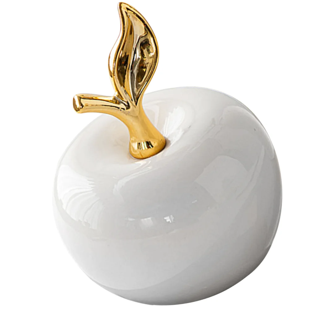 Керамическое украшение в виде яблока рождественское маленькое ремесло