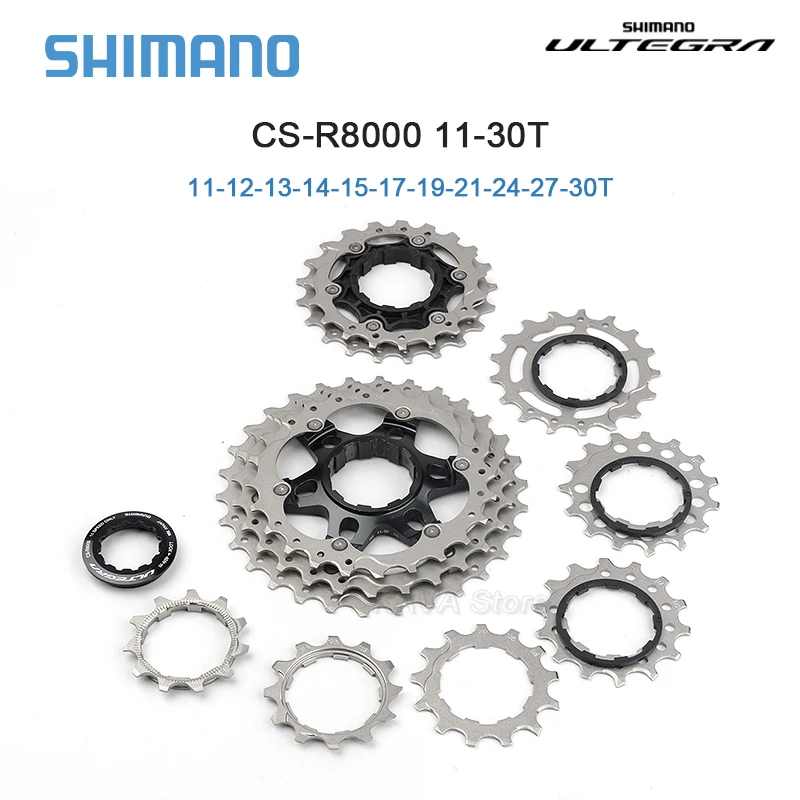 Shimano Ultegra R8000 Cassette 11 Speed Road Bike 11S K7 R7000 HG700 28T 30T 32T 34T Bicycle Ratchet HG601 Chain 11V KMC X11 images - 6