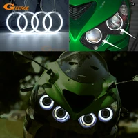 for kawasaki ninja zx14r zzr1400 2012 2018 excellent ultra bright ccfl angel eyes halo rings kit motorcycle accessories