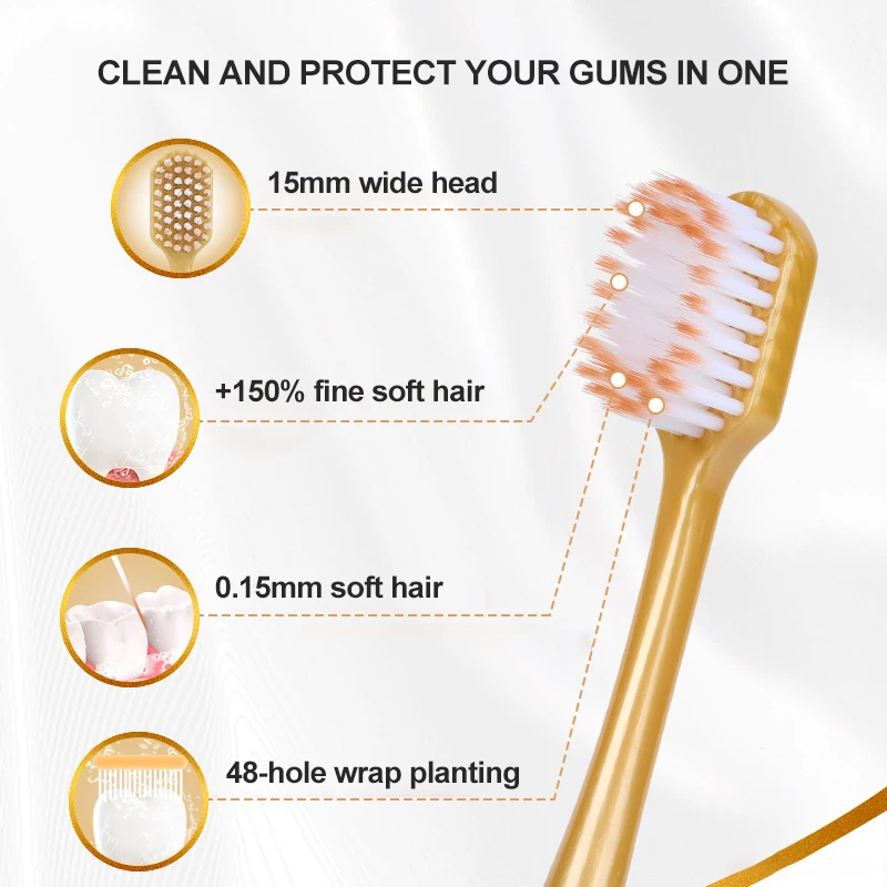 6 шт. зубные щётки с мягкой щетиной