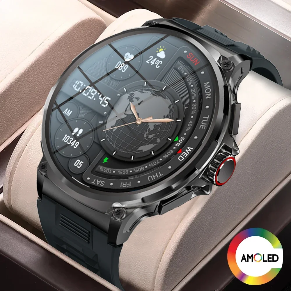 2024 Новые 1 85-дюймовые HD-умные часы для мужчин Bluetooth-вызов фитнес-отслеживание