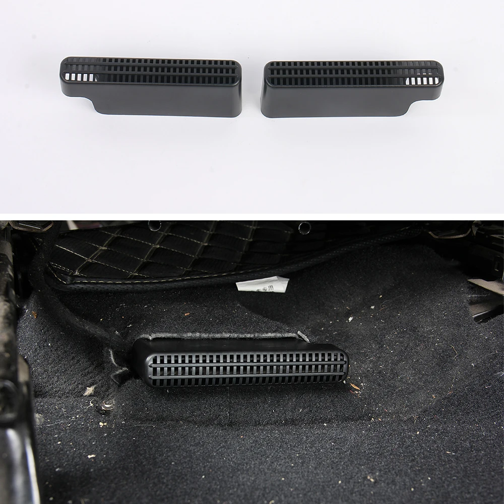 

JXKaFa для Jeep Wrangler JL 2018 + автомобильное сиденье вниз кондиционер вентиляционная крышка отделка Стайлинг интерьер Авто молдинг аксессуары