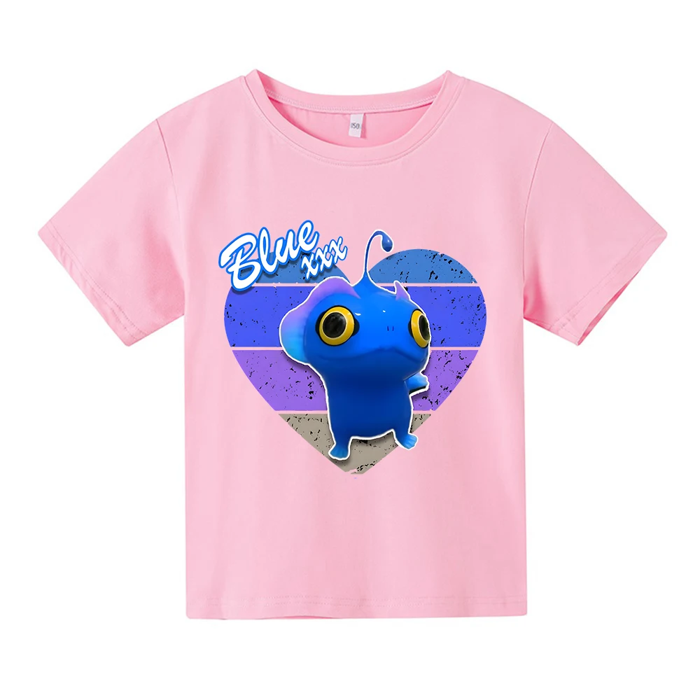 Kids Cute Cartoon Graphics Print T-Shirts Boys/Girls Clothes 100% Cotton Short Sleeve Tees  2-12Y O-Neck Unisex Fashion Tops