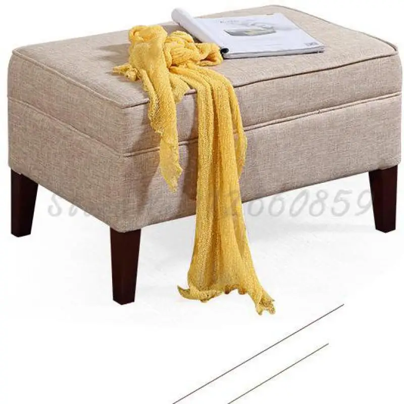 Modern minimalist sofa stool porch shoe changing store trying on footstool footrest bed end |