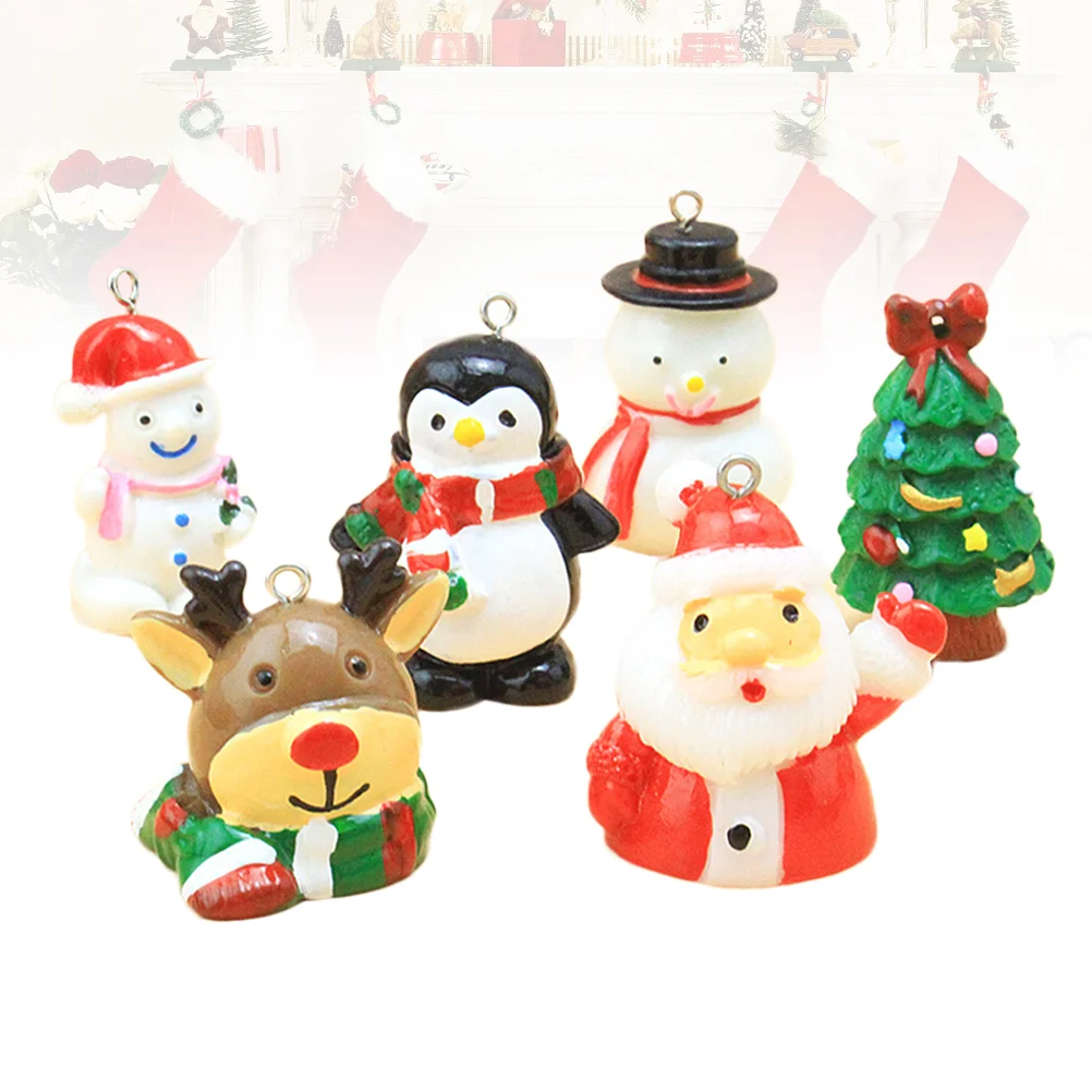 

Christmas Resin Embellishments Charms Flatback Ornament Miniature Crafts Scrapbook Ornaments Buttons Miniatures Decoration Toys