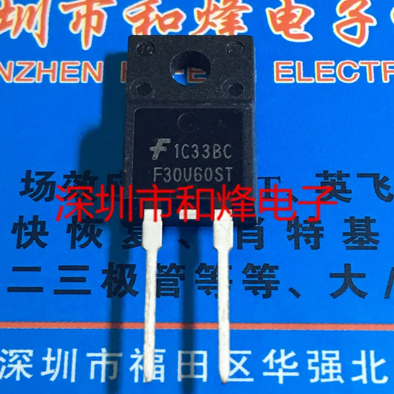 

Оригинал 2 шт./F30U60ST FFPF30U60ST TO-220F