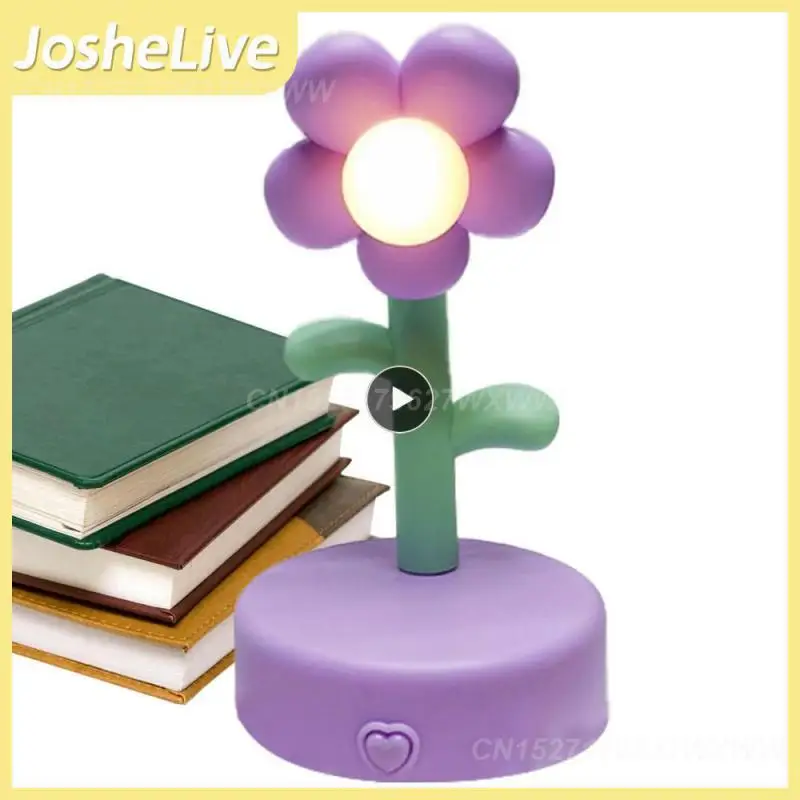 

Colorful Multifunctional Night Light Safe And Reliable With Multiple Lighting Modes Sun Flower Small Table Lamp