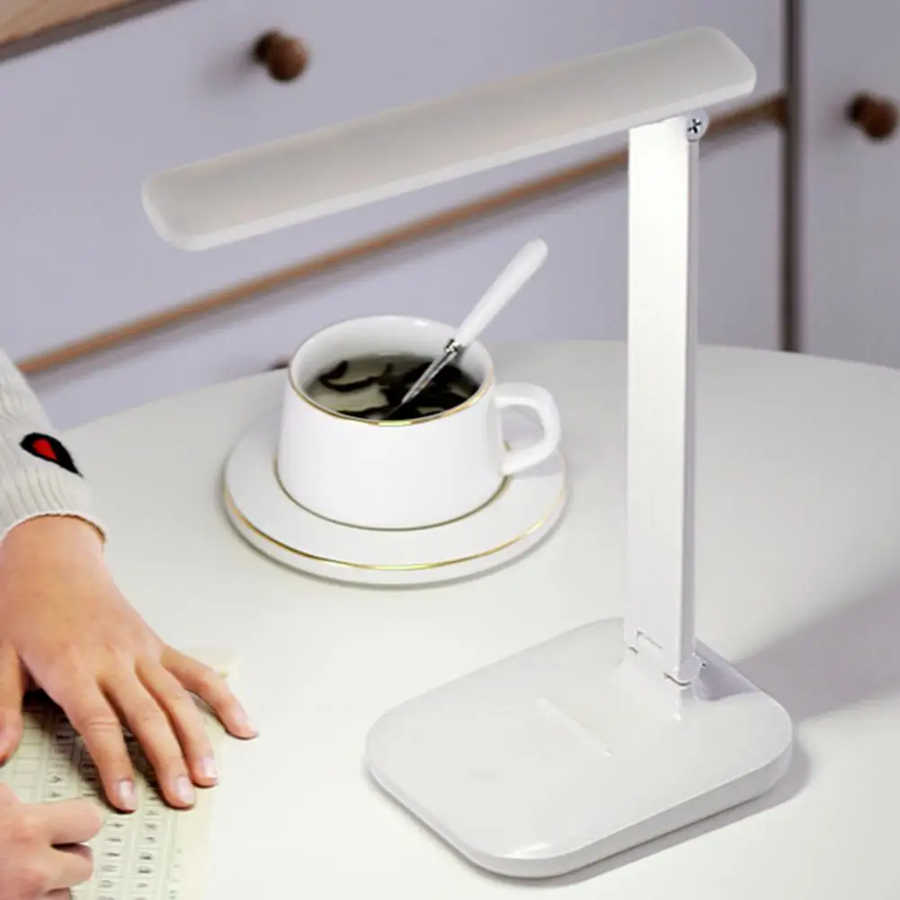 Настольная лампа высокой яркости 3 цвета складные с сенсорным управлением