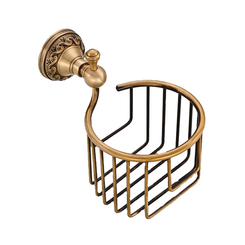 

Wall Mounted Toilet Paper Rack Roll Holder for Bathroom Washroom Rust-proof