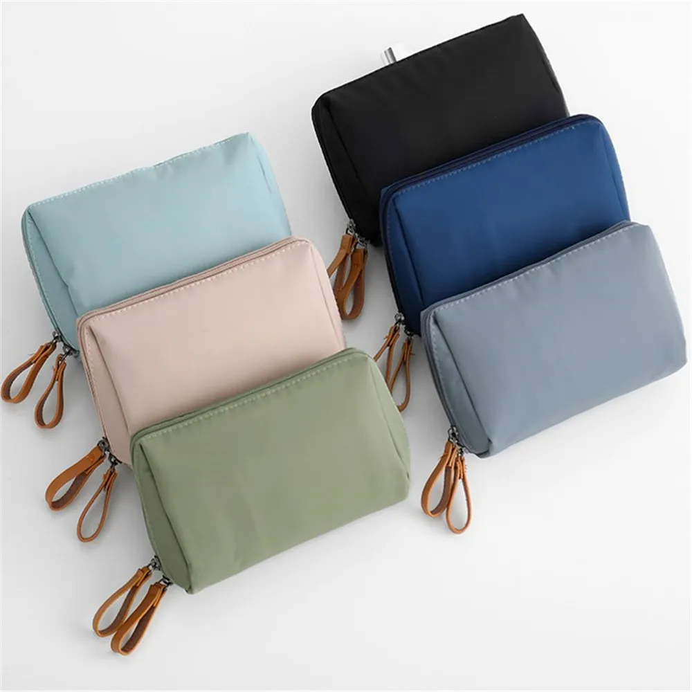 

2022 New Women Makeup Bag Portable Travel Toiletries Organizer Waterproof Zip Wash Kit Pouch Female Clutch Storage Make Up Cases