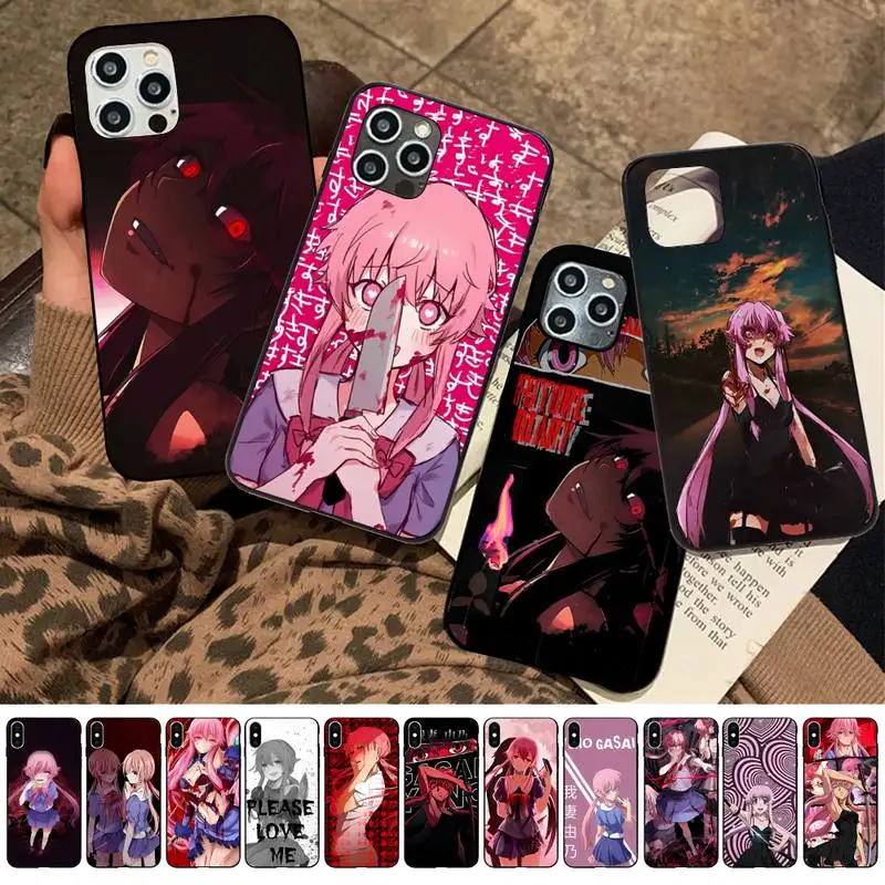 

Mirai Nikki Future Diary Phone Case Silicone Soft for iphone 14 13 12 11 Pro Mini XS MAX 8 7 6 Plus X XS XR Cover
