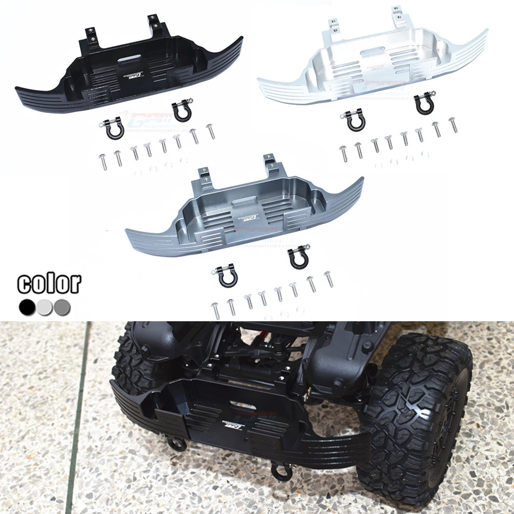 

GPM TRAXXAS 1/10 TRX4 G500 TRX6 G63 88096-4 RC Crawler Car Parts Metal Front Bumper Base Front Built-in servo Winch seat #8820