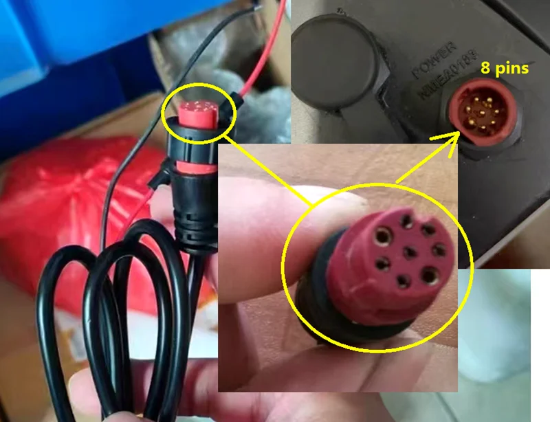 

Кабель питания для Garmin GPSMAP 7408 7408xsv 7608 7608xsv 7610 7610xsv